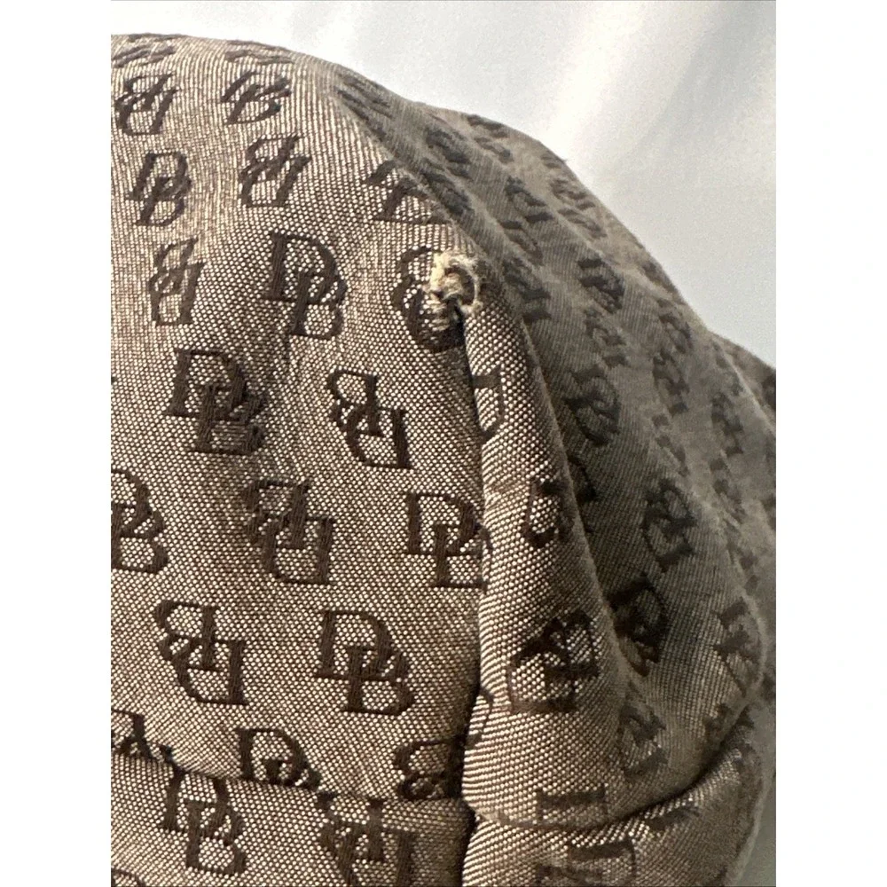 DOONEY & BOURKE Signature Monogram Hobo Canvas Bag Brown - 10